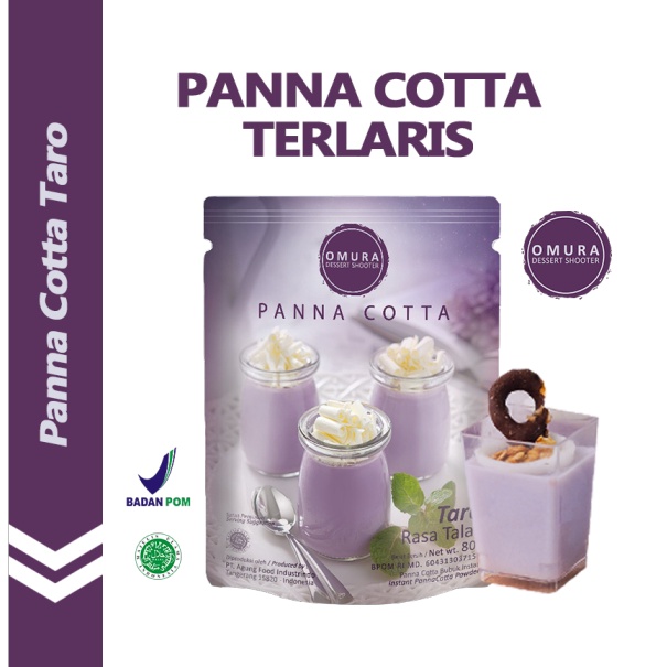 

PROMO ALE PANNA COTTA Panna Cotta Pudding Sutra ala Italia Rasa Taro Susu Omura Dessert Shooter Instant Powder