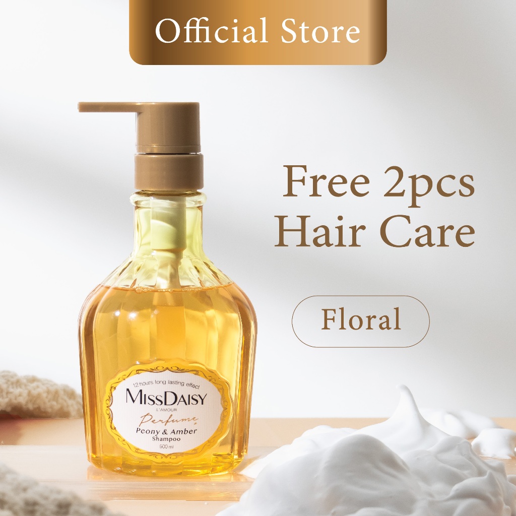 	 MISS DAISY | Peony & Amber | Anti Ketombe | French Perfume Shampoo | BPOM | Gentle Shampoo	