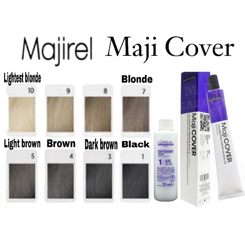Cat rambut loreal majirel /Loreal Maji cover majicover /Pewarna rambut