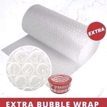 

Extra Bubble warp | Packing tambahan.