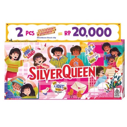 

PROMO ALE SILVERQUEEN CASHEW 58gr BUY 1 GET 1 FREEEDISI VALENTINE