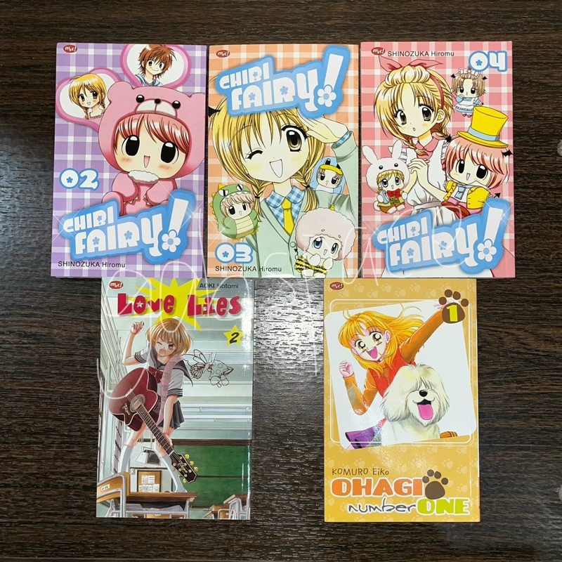 [PRELOVED] Komik CHIBI FAIRY 2 3 4 by Shinozuka Hiromu | LOVE LIES 2 by Aoki Kotomi | OHAGI NUMBER O