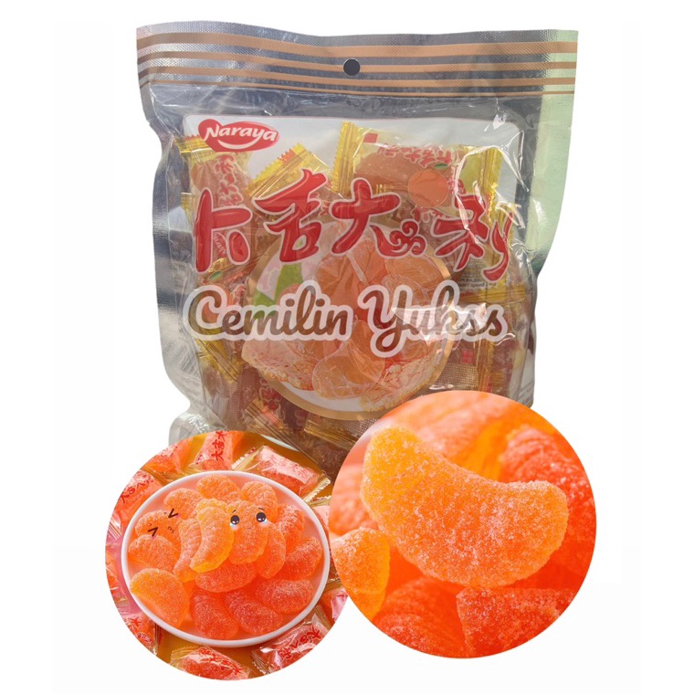 

GROSIR Naraya Permen Jelly Jeruk 5g Naraya Orange Candy Dajidali Permen Lunak Rasa Jeruk Naraya Jelly Jeruk