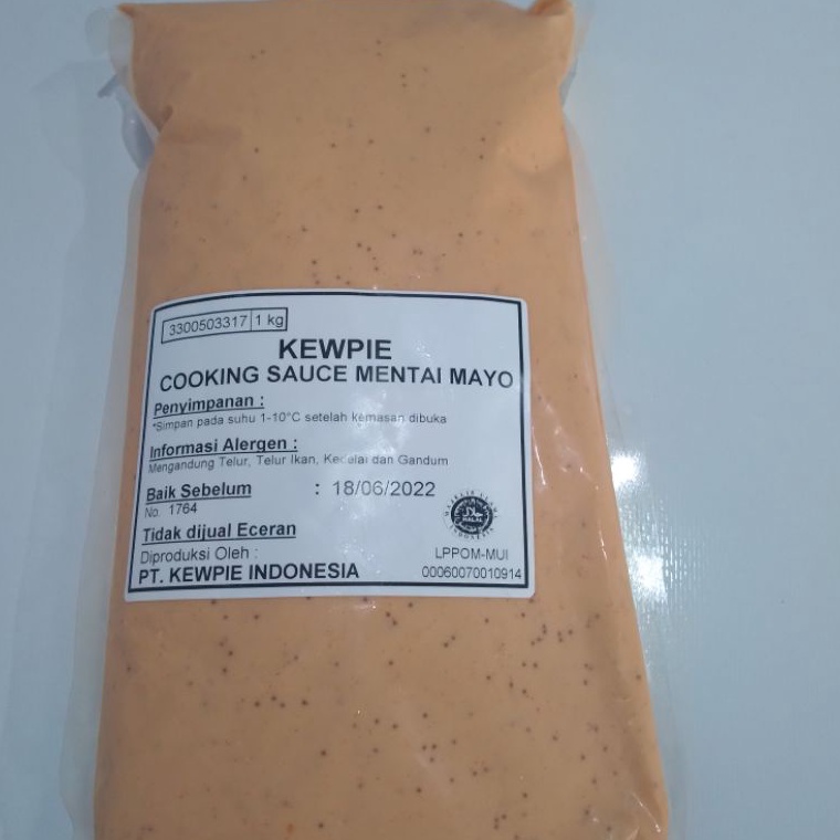 

HEMAT PROMO Kewpie Cooking Sauce Mentai Mayo 1kg Saus Mentai
