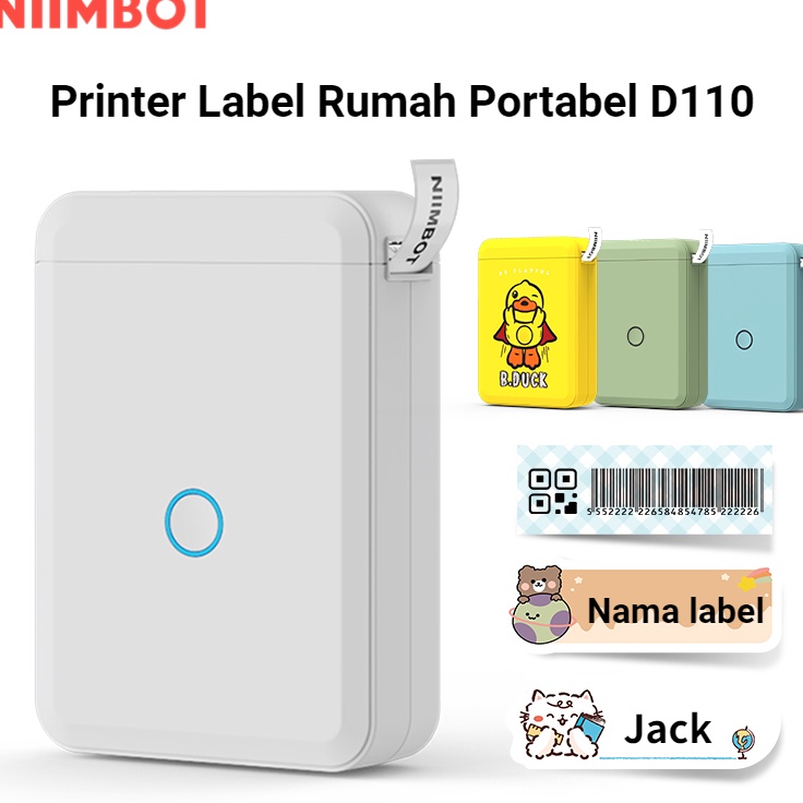 

TEBUS MURAH NIIMBOT D11 Perekat Label Termal Portabel Nirkabel Bluetooth Printer Stiker
