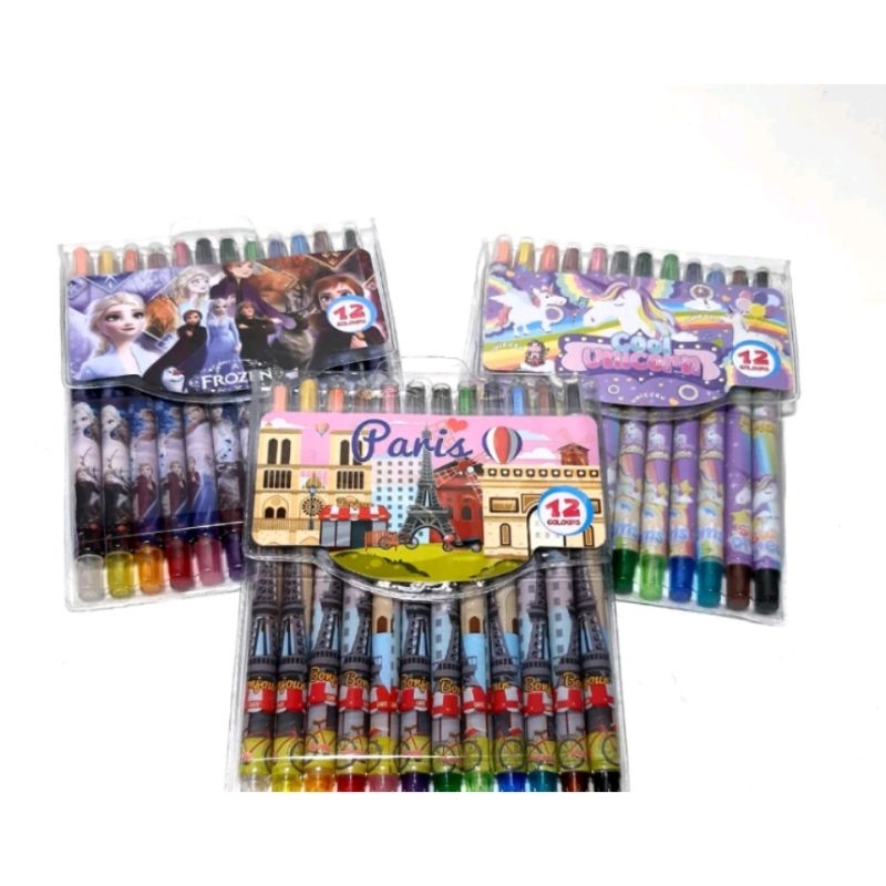 

crayon krayon putar 12 warna panjang 17 cm harga (1 pak isi 12 pcs)