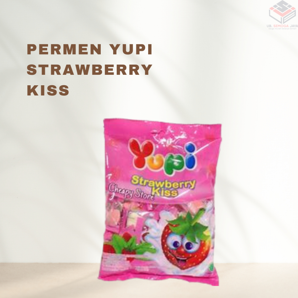 

Permen yupi strawberry kiss