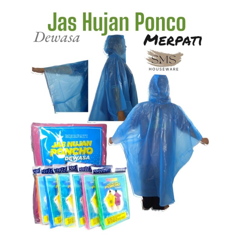 Jas Hujan tebal murah ponco Vinyl eva Merpati - Mantel hujan merk ponco - Jas hujan kelelawar - mant