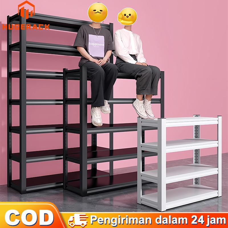 Rak besi siku 6 susun Rak Besi 5 Susun Rak gudang Rak dapur Rak Buku Minimalis Rak aquarium120*40*18