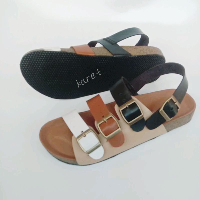 Sandal Wanita sendal perempuan selop cewek Big Size Ready Ukuran Jumbo Besar GO