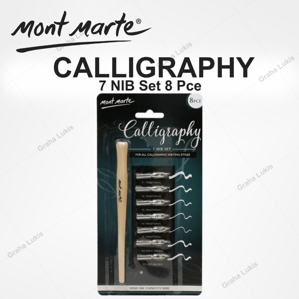 

Mont Marte 7 Nib Calligraphy Set