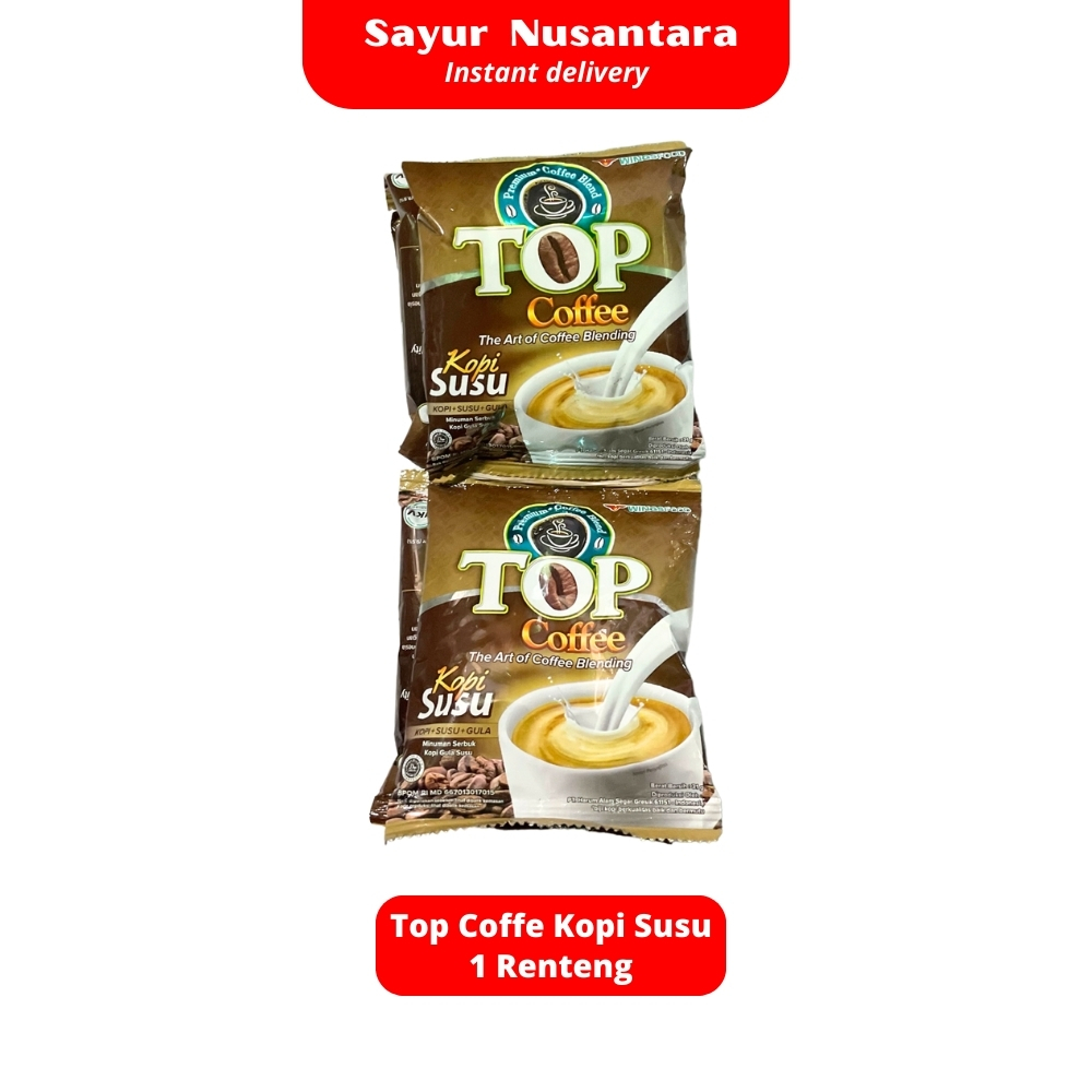 

Top Coffe Kopi Susu 1 renteng - Sayur Nusantara