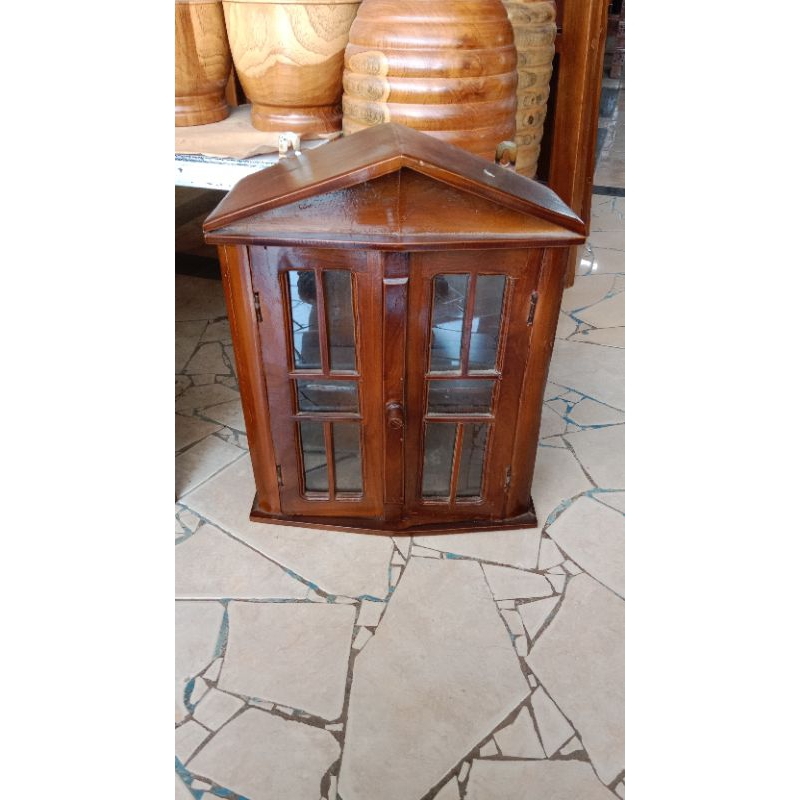 kotak obat P3K dari kayu jati