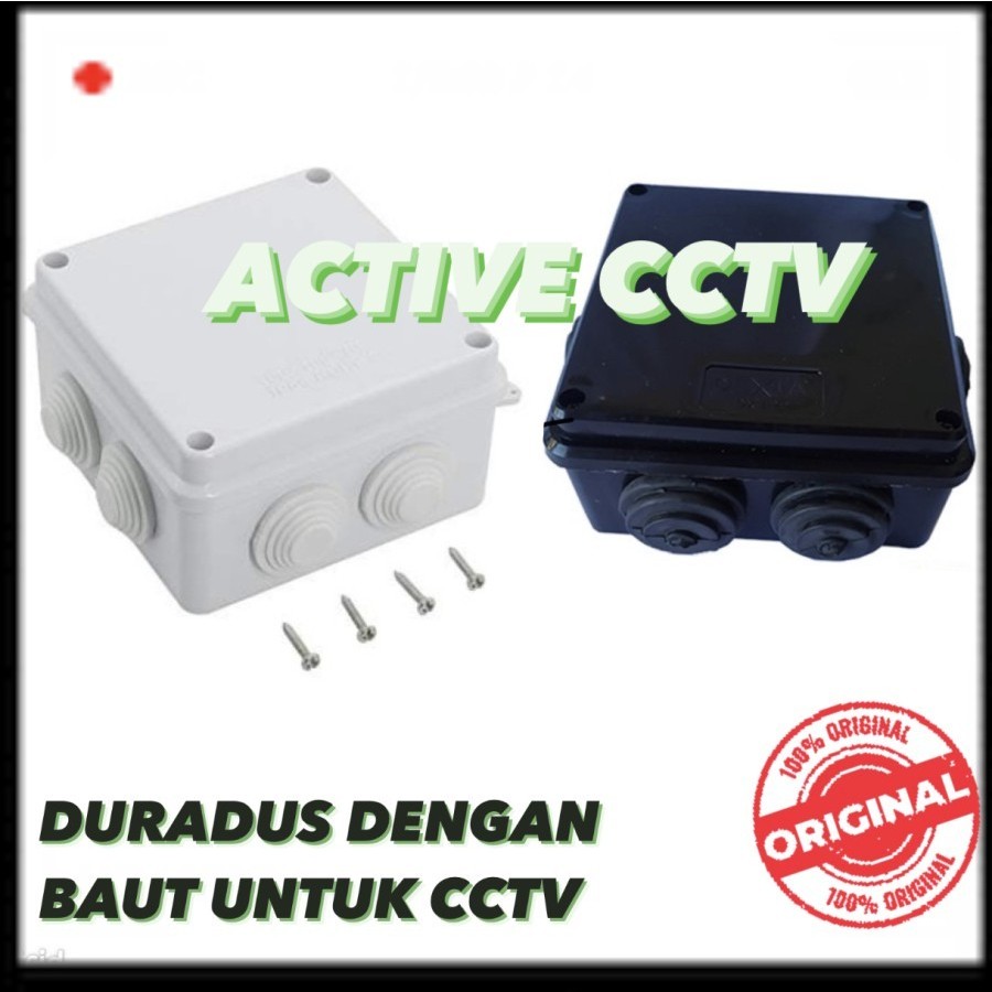 Dorados Duradus kotak hitam 3/4" Junction Box CCTV CAMERA CCTV BAUT - Putih