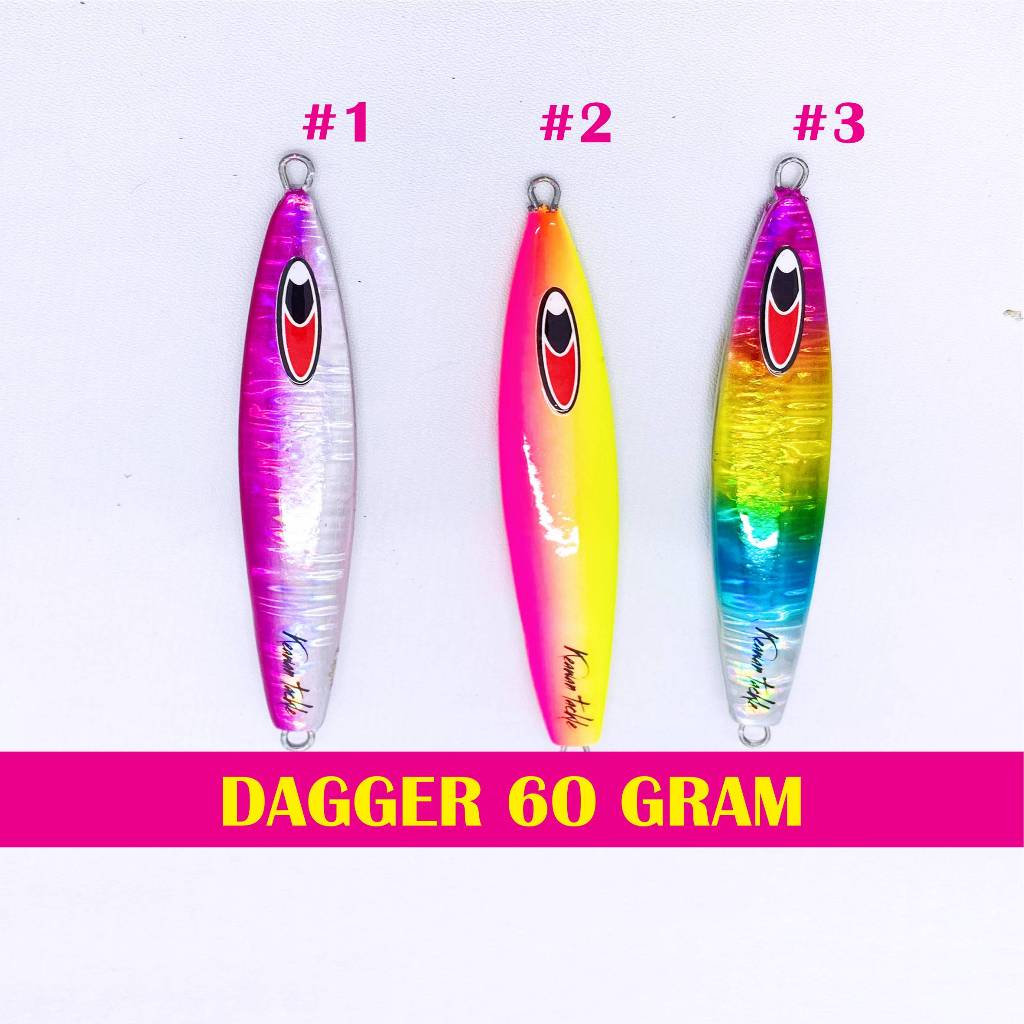 METAL JIG DAGGER / JIG LURE / UMPAN PANCING