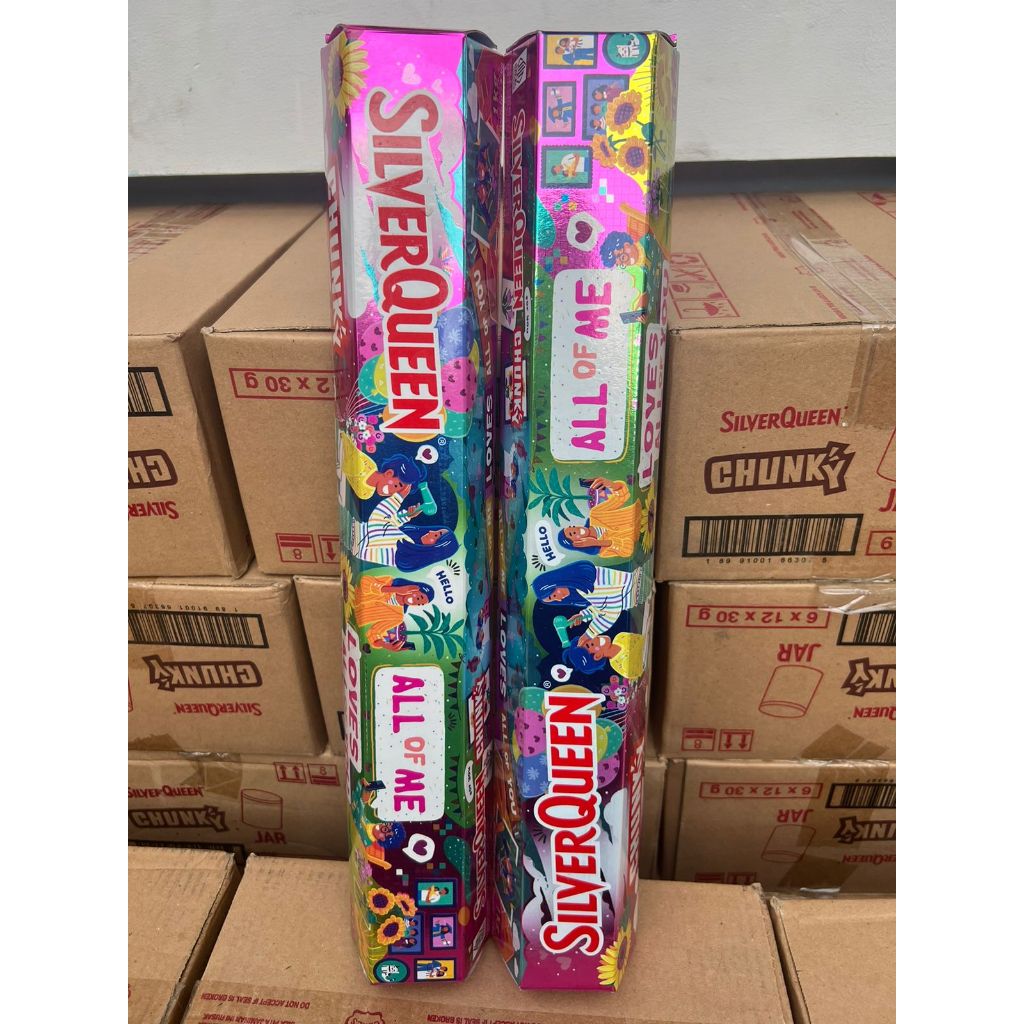 Grosir Addict Collect Coklat Silverqueen Chunky Bar 1kg