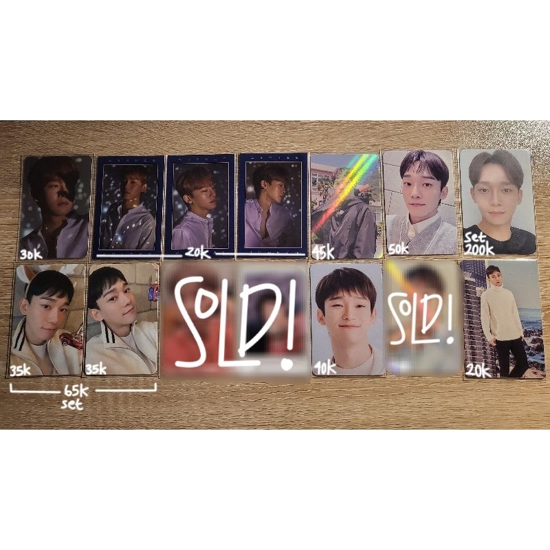 [PILIH JNE] PC PHOTOCARD CHEN NON ALBUM PINK CHRISTMAS POB EXIST HOLO LAST SCENE YZY YIZHIYU EVENT S