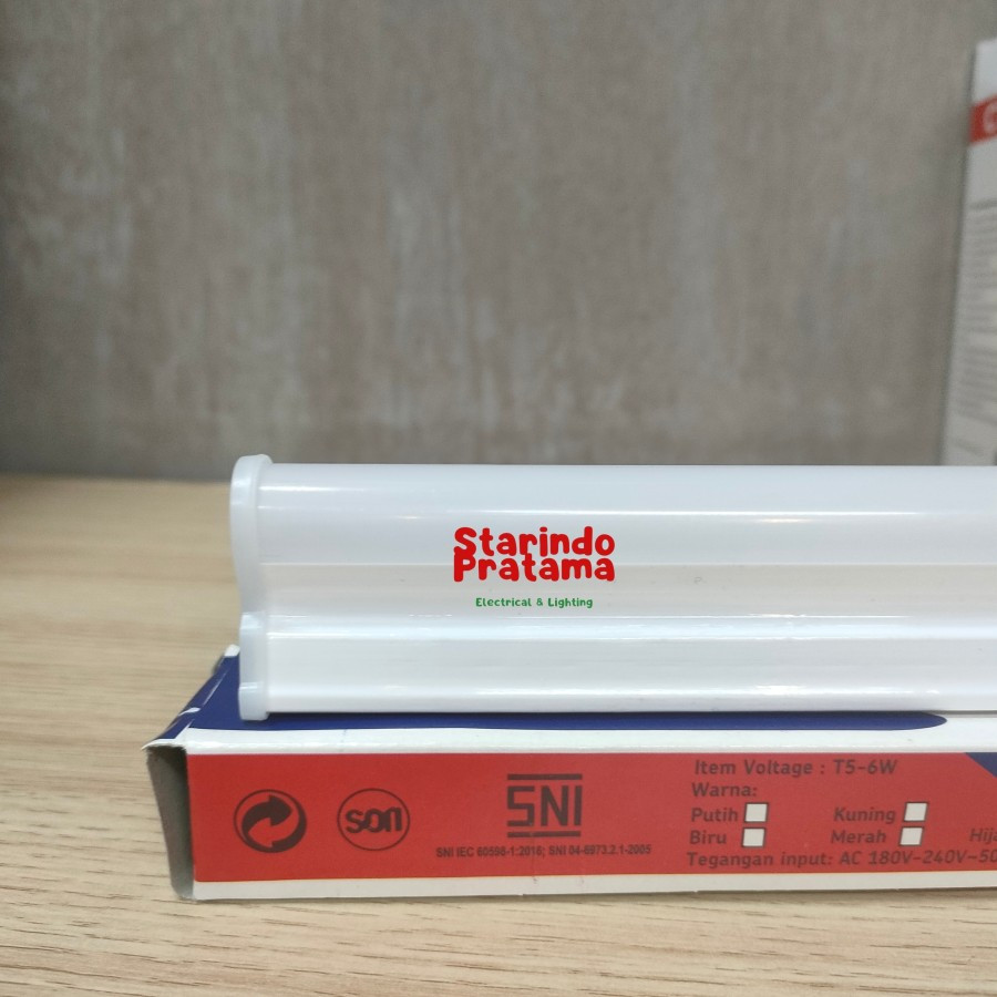 LAMPU TL NEON T5 LED 6W TUBE Qlite