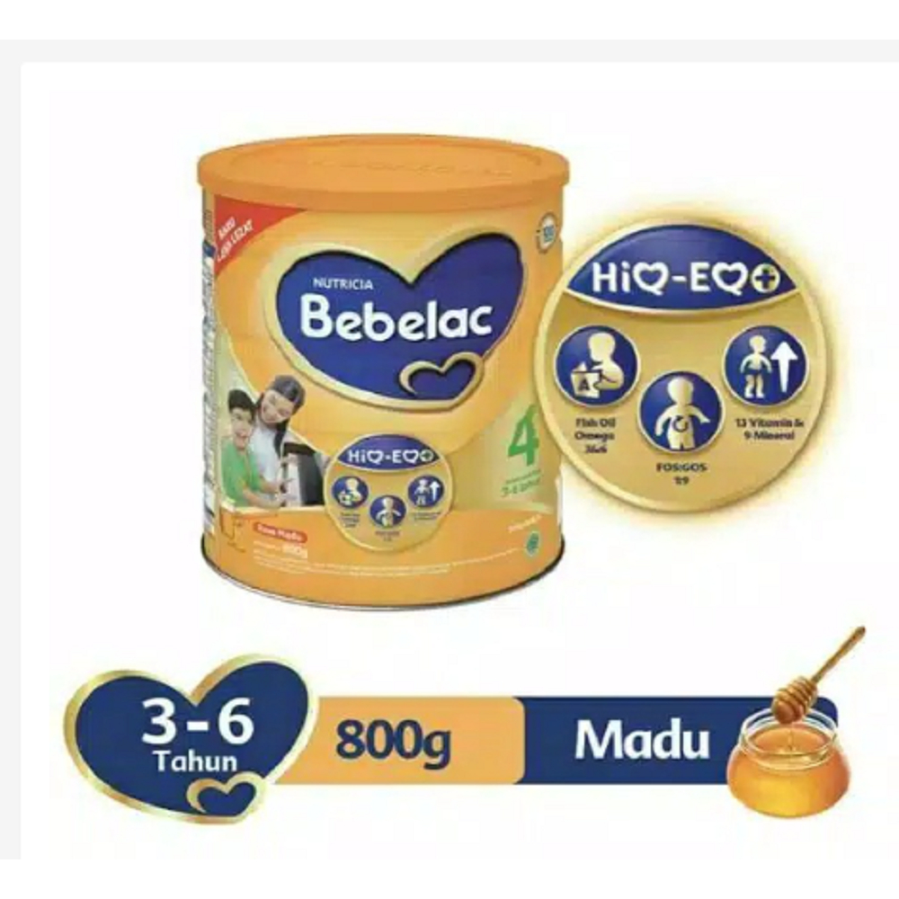 

BEBELAC Tahap 4 (usia >3 Tahun) Rasa Madu 800gr