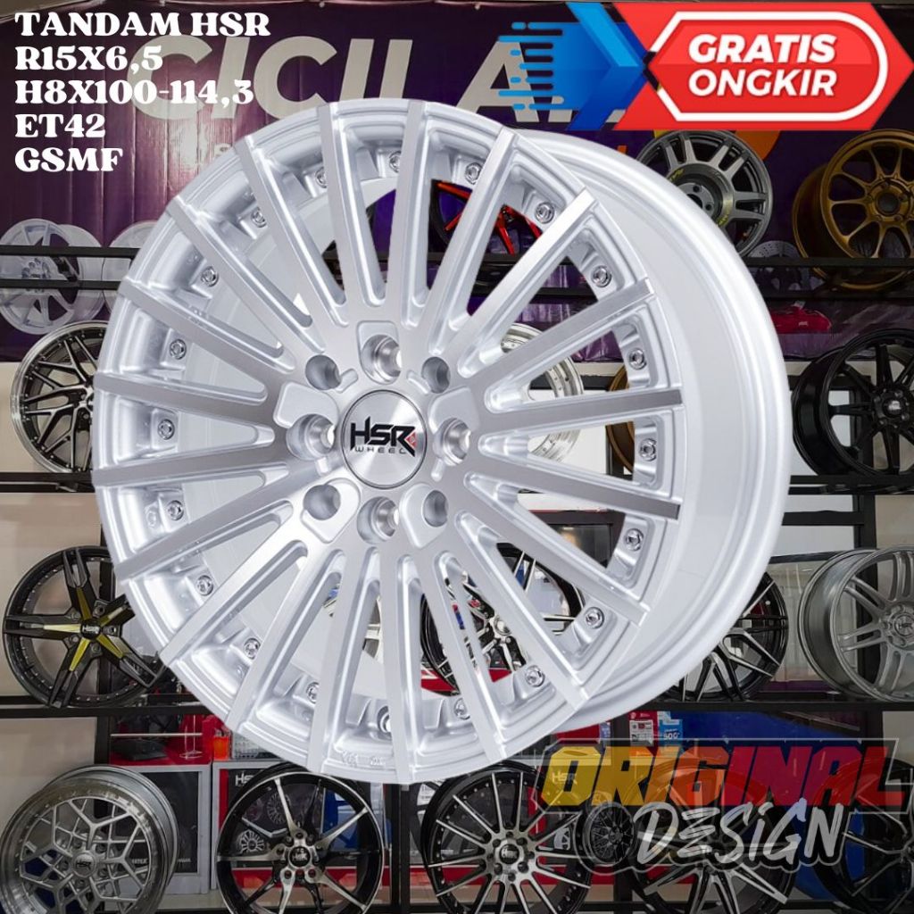 Velg Mobil Sigra , Calya , Timor , Evalia , HSR TANDAM RING 15 R15 Murah
