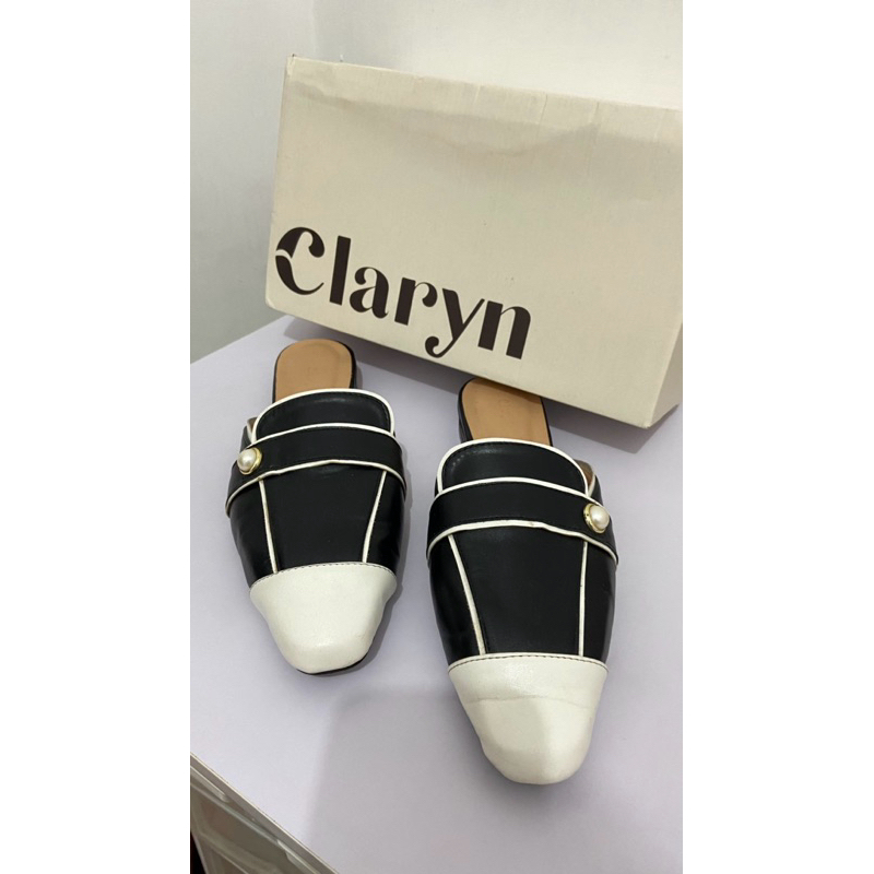 PRELOVED Claryn Shoes Loui Mules - Black 38