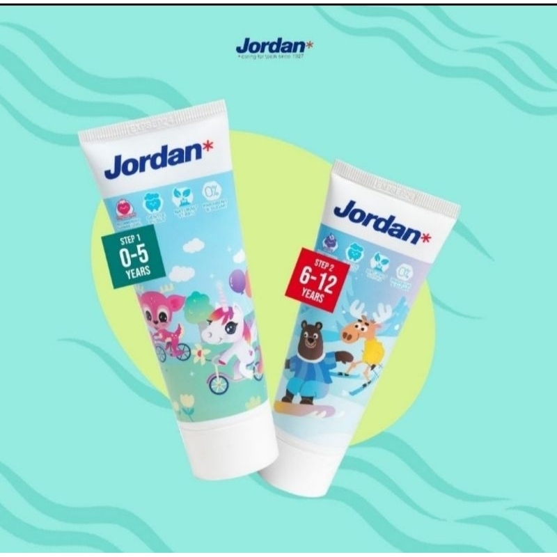 Jordan Kids Toothpaste Step 1 & 2