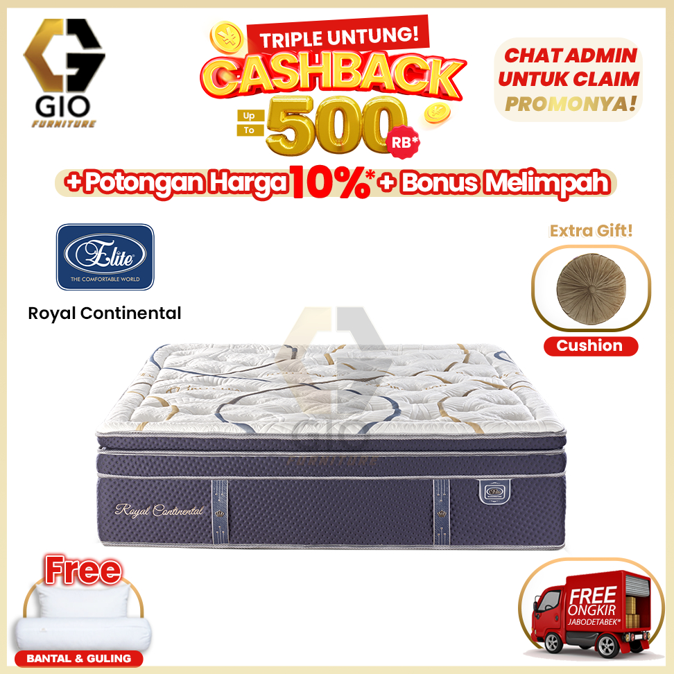Elite Springbed Royal Continental (Hanya Kasur)
