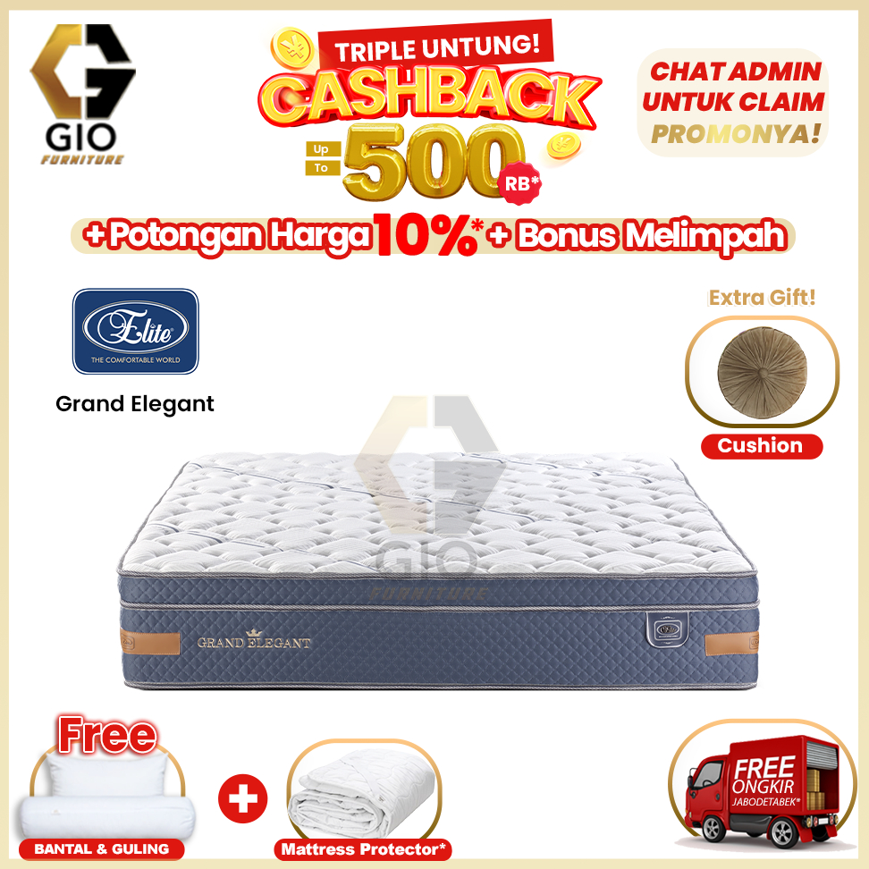 Elite Springbed Grand Elegant (Hanya Kasur)