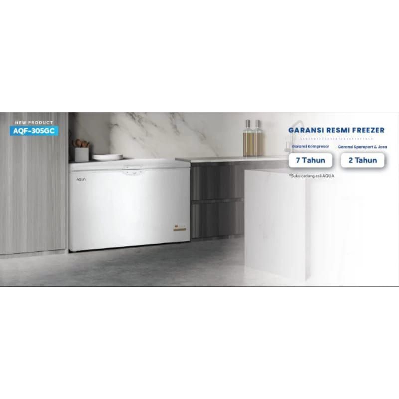 Chest freezer box 290 liter AQUA AQF-305GC
