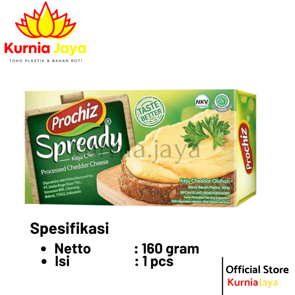 

[ PROCHIZ ] Keju Spready 160gr