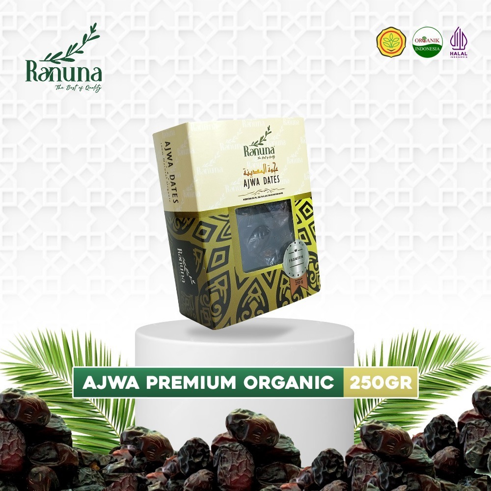 

Ajwa Madinah Ranuna Organik 250gr Ajwa Organik Ajwa Madinah 250gr Ajwa Premium Ajwa Ranuna
