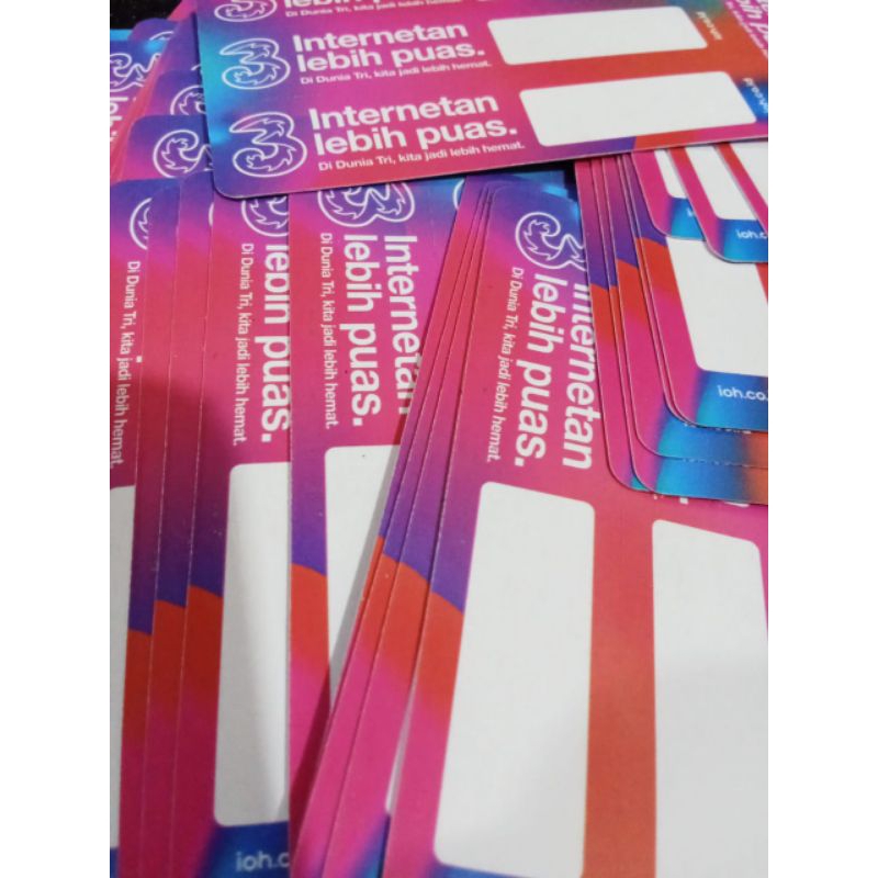 VOCER tri zero kosong exp panjang vouccher kosong zero vocer