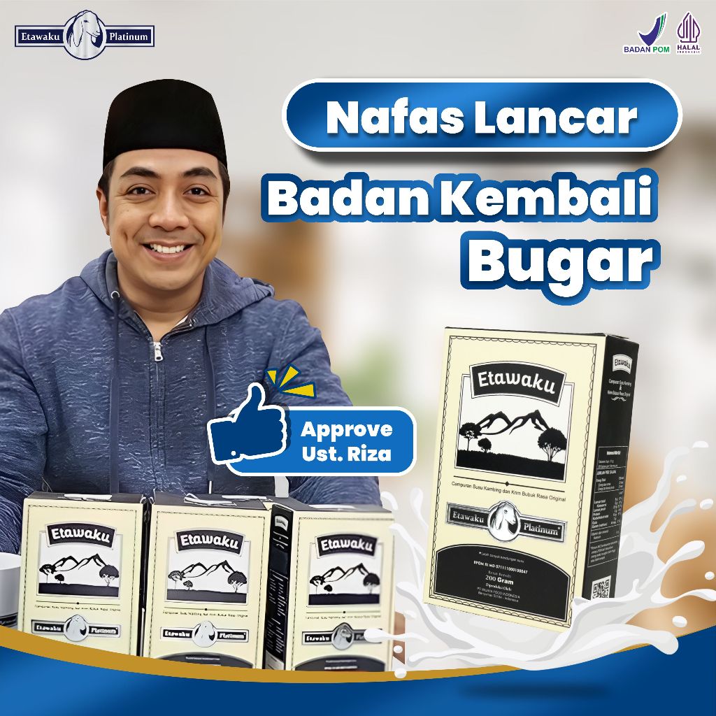 

Etawaku Platinum Susu Kambing Etawa Atasi Masalah Pernafasan Optimalkan Kepadatan Tulang dan Sendi