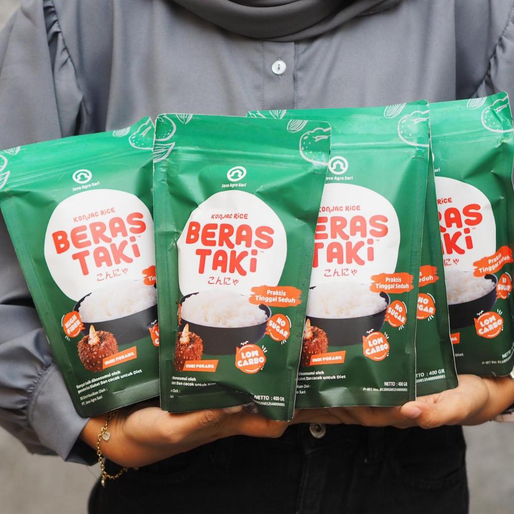 

Beras Taki - Beras Shirataki / Beras Porang / Konjac Rice [5 pcs/2kg]