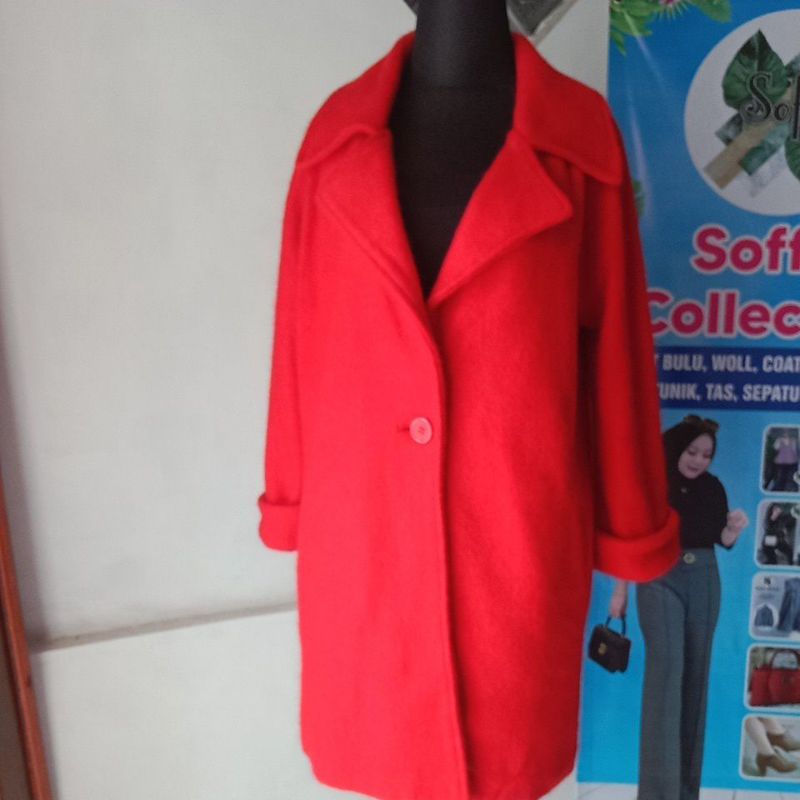jaket wanita woll premium