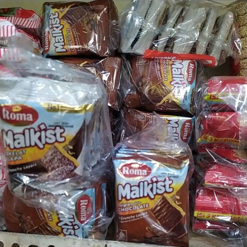 

Malkist 1pack isi 10pcs roma malkist coklat