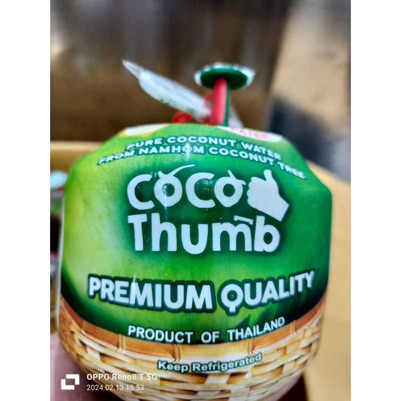 

Coco Thumb Kelapa Muda Thailand Organik - 1 pc