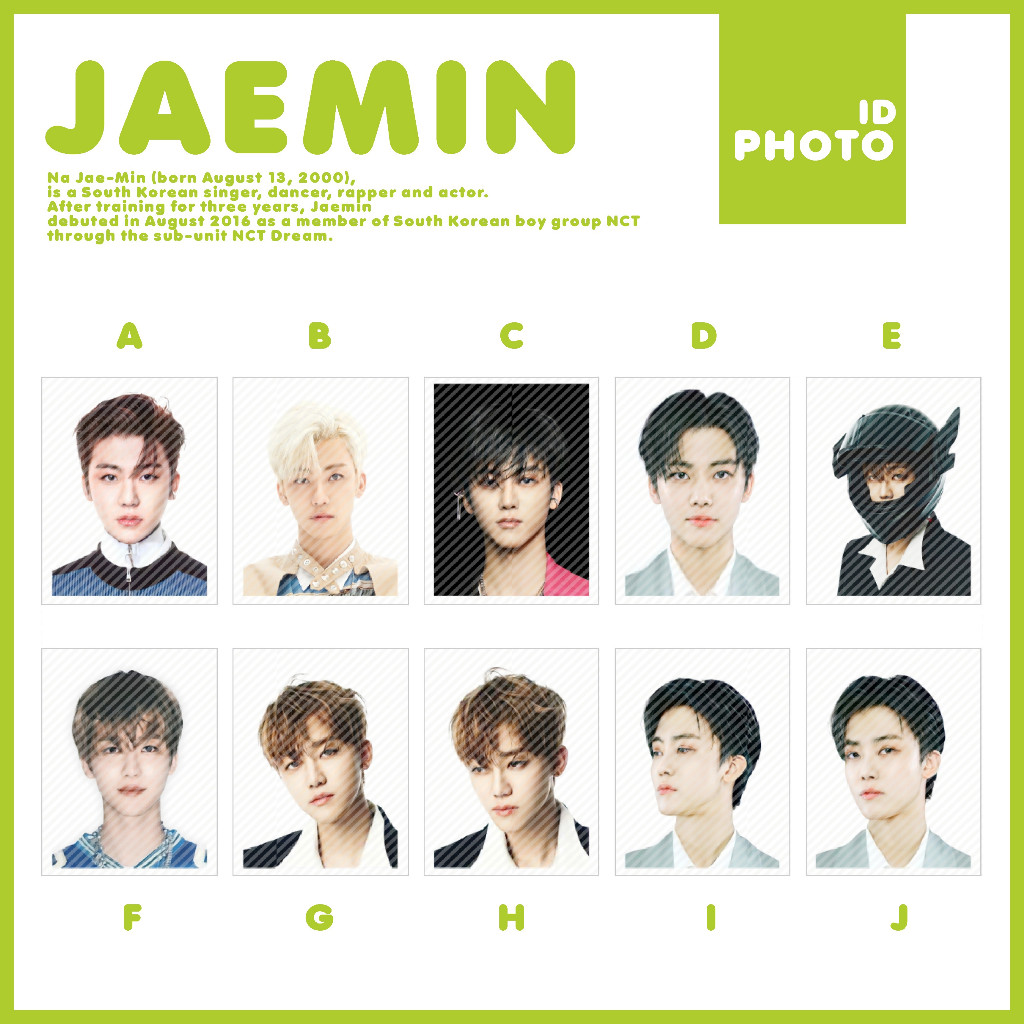 id photo / Pas foto (SATUAN) - JAEMIN