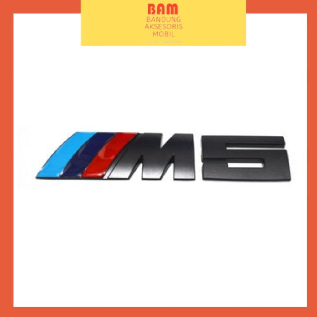 Emblem Besi Logo BMW M5 Hitam