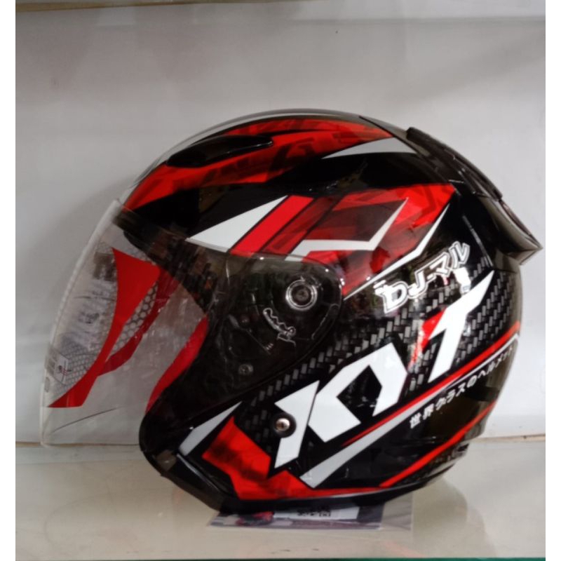 HELM KYT DJ MARU#15 | HELM KYT DJ MARU MOTIF-helm half face