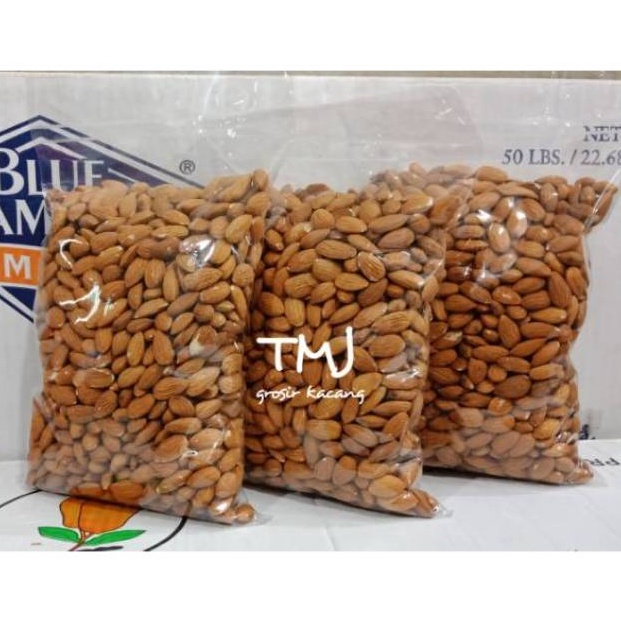 

PAKET LENGKAP KACANG ALMOND PANGGANG KUPAS PREMIUM 1KG ROASTED