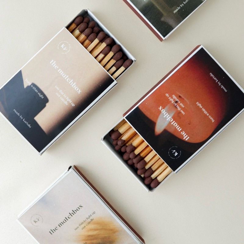 Custom Korek Api Kayu - Korek Api Kayu Aesthetic - Souvenir Custom - Made By Kartala