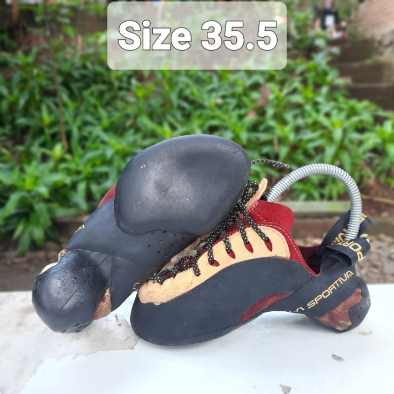 sepatu panjat tebing second la sportiva lace size 35/ 35.5