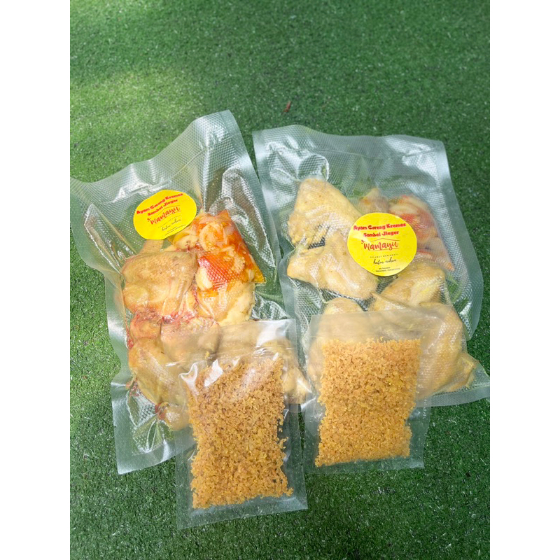 

Ayam Ungkep Kremes Warung Mamayu + Kremes + Sambal