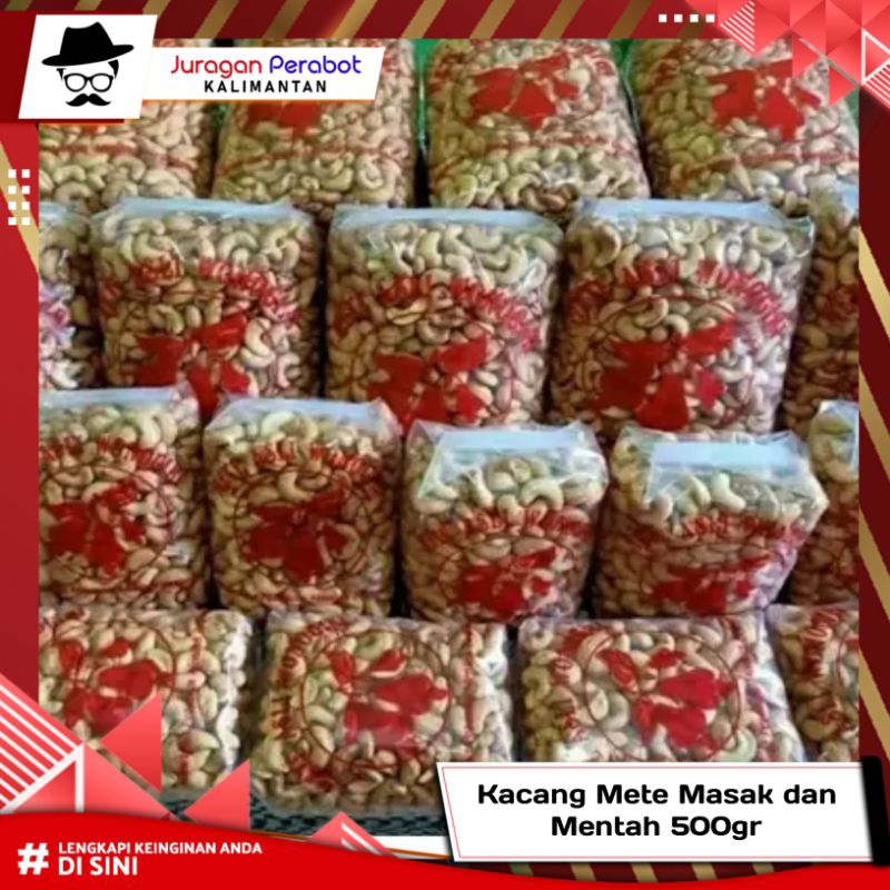 

Kacang Mete Mateng 500gr / Kacang Mete goreng / Kacang Mete Mentah 500gr / Kacang Mete