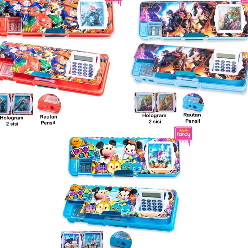 

COD NEWPRODUCT Tempat Pensil Magnet Karakter Kalkulator Kotak Pensil CC786