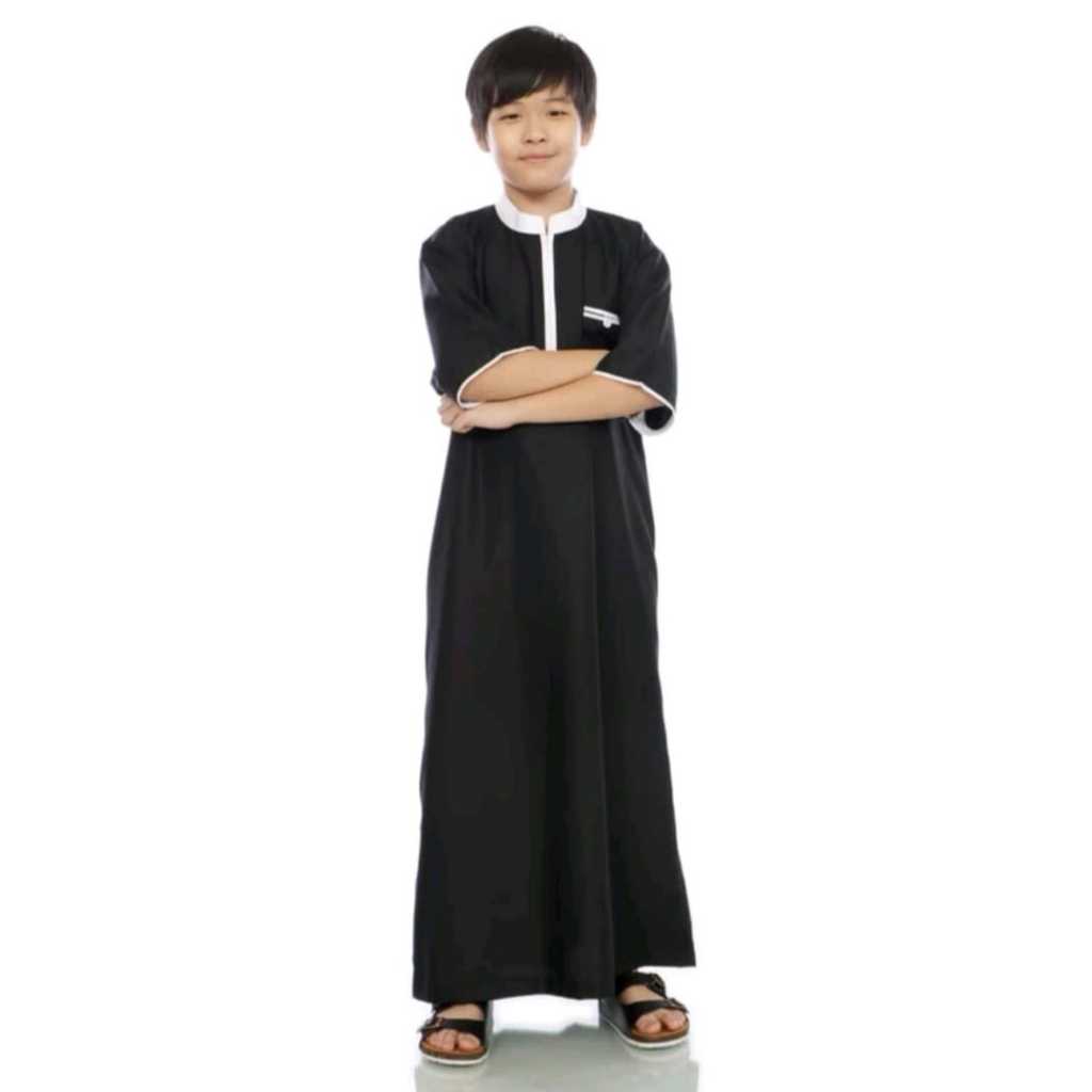 Koko Jubah Anak / Koko Anak / Koko Jubah +peci/ Koko Premium / Baju Muslim Setelan