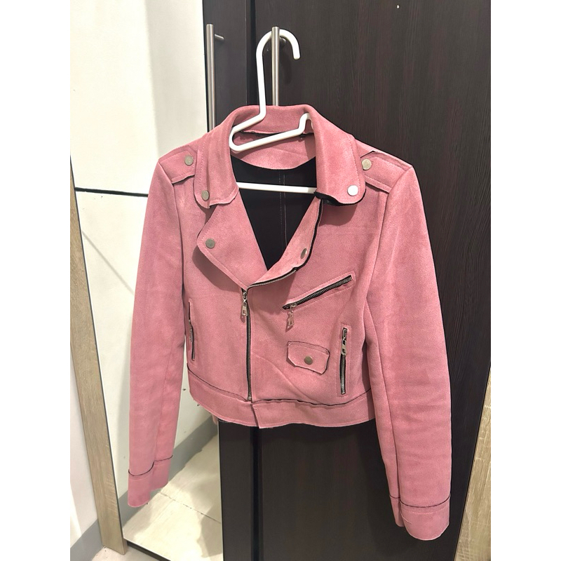 Preloved - Premium Jacket/Jaket Suede Pink