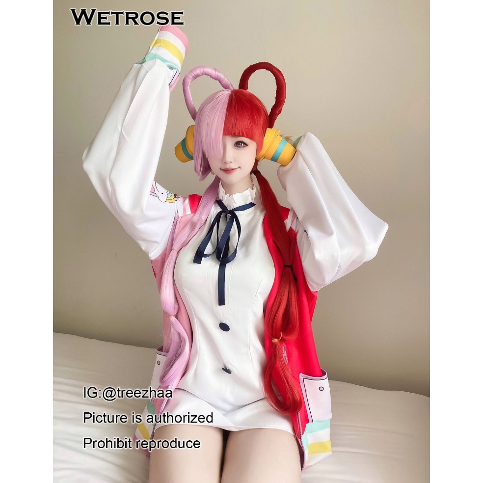 GROSIR MURAH WetroseReady stock One Piece Theatrical Edition Red Film Shanks Daughter Uta Cosplay Co