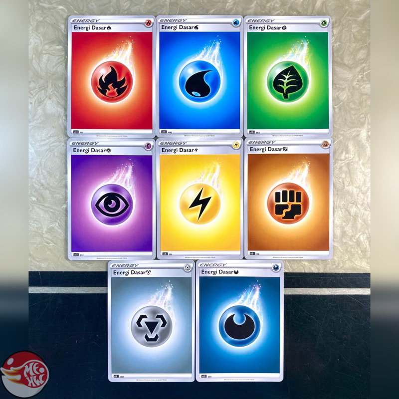 Kartu Energi Dasar Pokemon TCG Indonesia INA Pedang Perisai Staple